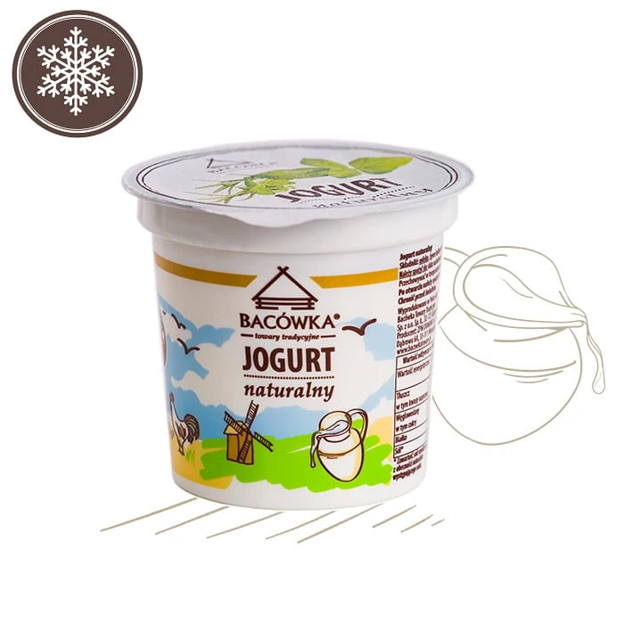 Jogurt naturalny 280 g BACÓWKA Jogurt naturalny 280 g BACÓWKA