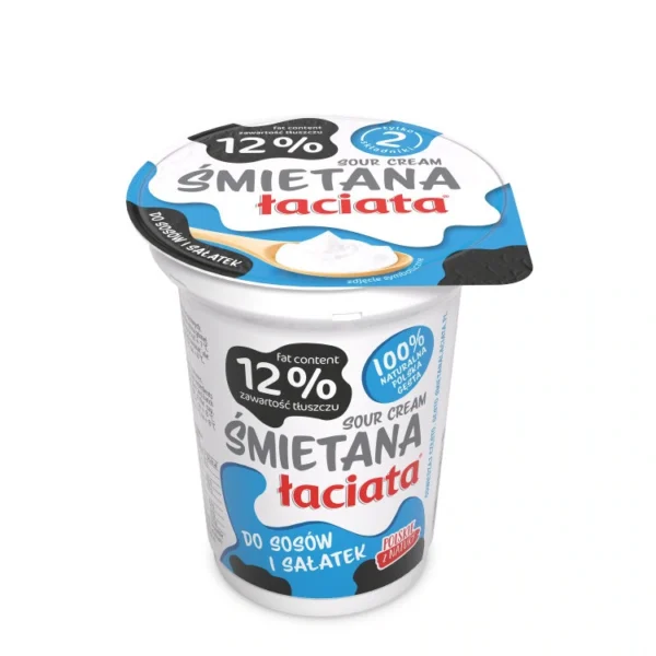MLEKPOL Smietana Laciata 12 330g