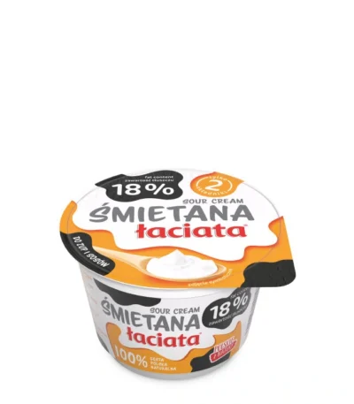 MLEKPOL Smietana Laciata 18 180g