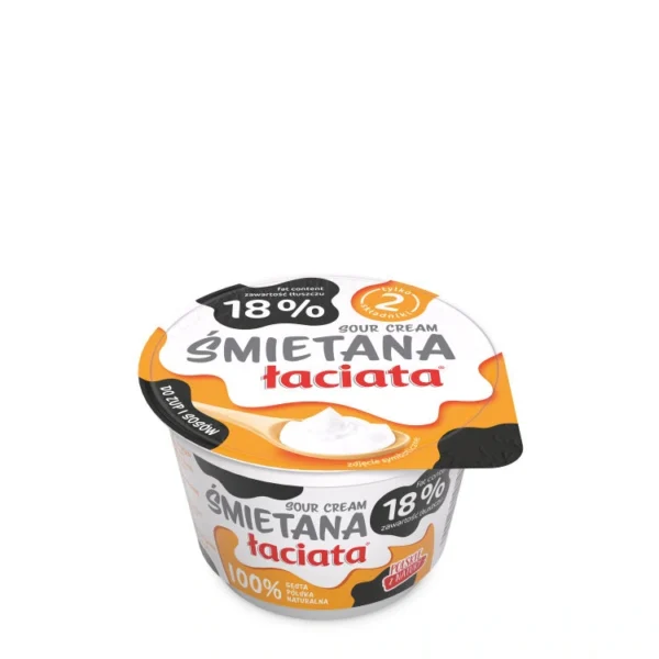 MLEKPOL Smietana Laciata 18 180g