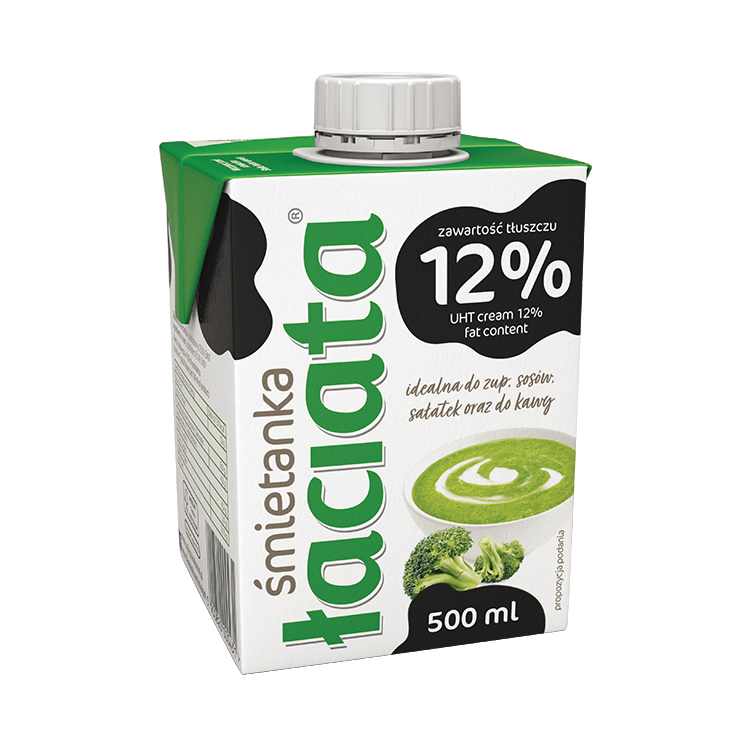 MLEKPOL Smietanka UHT Laciata 12 500ml MLEKPOL Smietanka UHT Laciata 12 500ml