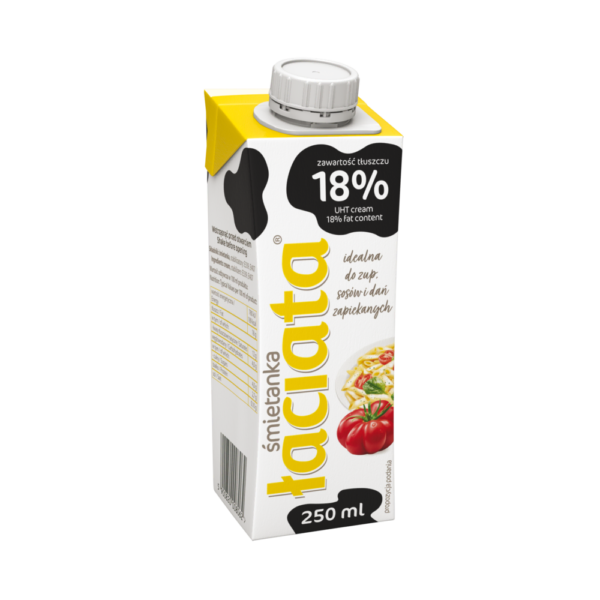 MLEKPOL Smietanka UHT Laciata 18 250ml