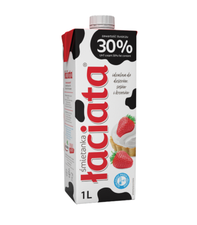 MLEKPOL Smietanka UHT Laciata 30 1l