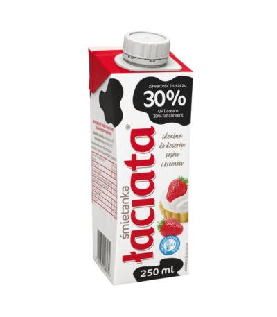 MLEKPOL Smietanka UHT Laciata 30 250mlpng