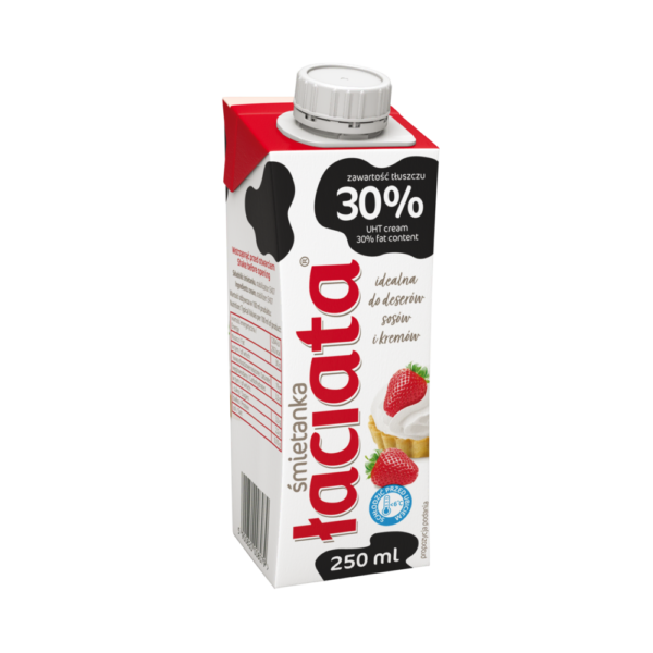 MLEKPOL Smietanka UHT Laciata 30 250mlpng