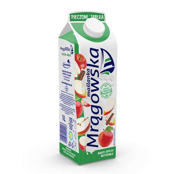 Maslanka Mragowska pieczone jablka 1l