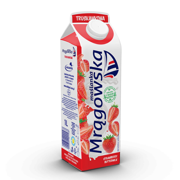 Maslanka Mragowska truskawkowa 1l