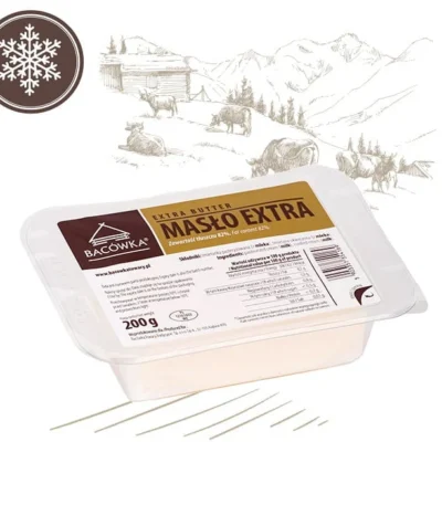 Masło extra 200 g BACÓWKA