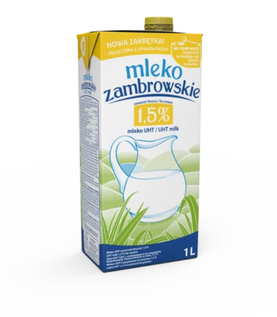 Mleko UHT Zambrowskie 15 – 1 l