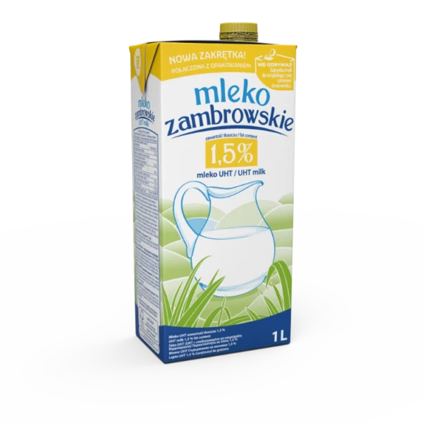 Mleko UHT Zambrowskie 15 – 1 l