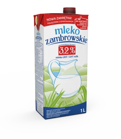 Mleko UHT Zambrowskie 32 – 1 l