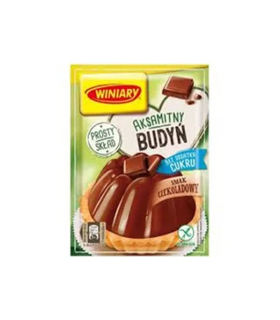 0000 Budyń czekoladowy bez cukru 38g WINIARY