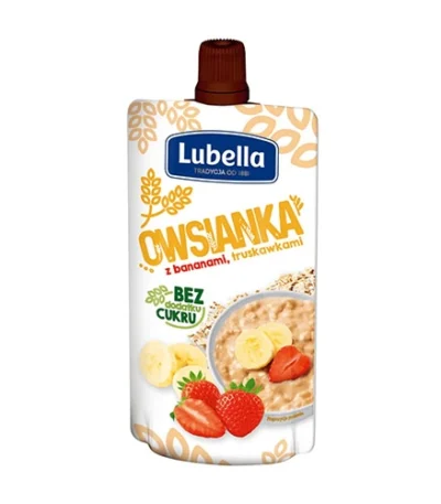 0000 LUBELLA Owsianka z Bananami i Truskawkami 100g min
