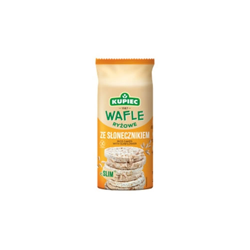 0001 Wafle ryżowe ze słonecznikiem 90g