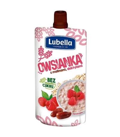 0002 LUBELLA Owsianka z Malinami i Daktylami 100g min