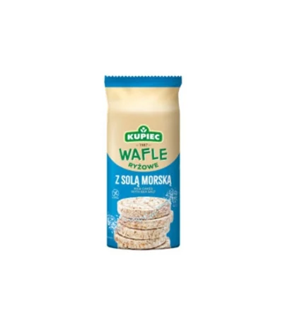 0002 Wafle ryżowe z solą morską 120g