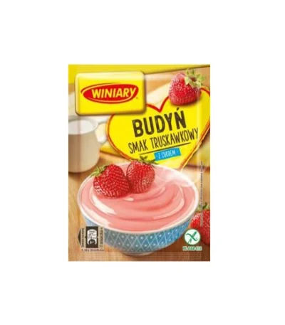 0003 Budyń truskawkowy 60g WINIARY