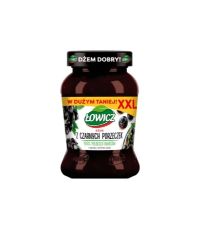 0003 Dżem Czarna Porzeczka 450g ŁOWICZ