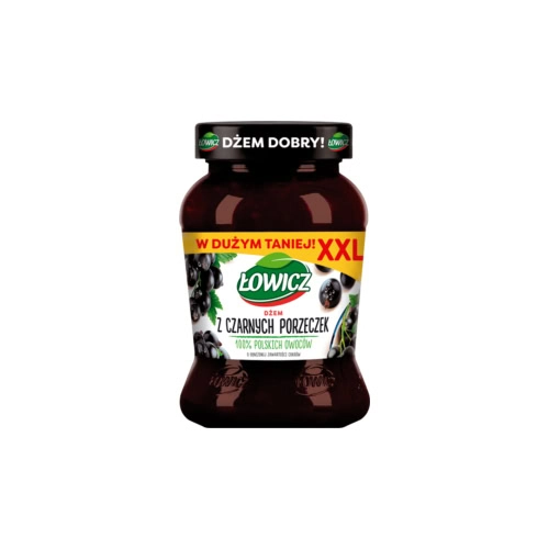 0003 Dżem Czarna Porzeczka 450g ŁOWICZ