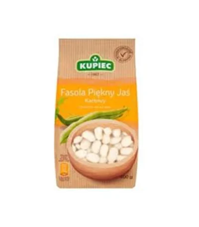 0003 Fasola Jaś piękny karłowy 400g folia KUPIEC