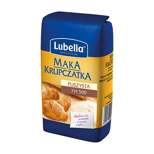 0003 Mąka puszysta pszenna krupczatka 1kg LUBELLA 0003 Mąka puszysta pszenna krupczatka 1kg LUBELLA