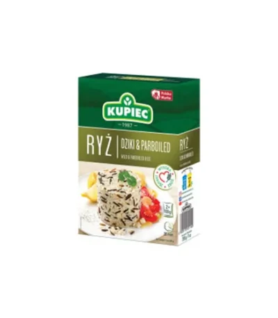 0003 Ryż Dziki parboiled 2x100g kartonik KUPIEC
