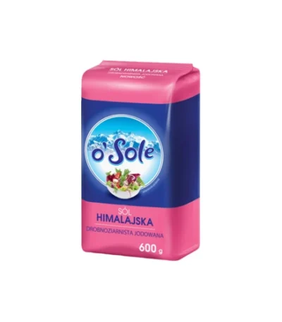 0003 Sól Himalajska drobnoziarnista jodowana 600g CENOS