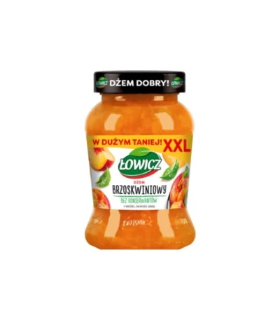 0004 Dżem Brzoskwiniowy 450g ŁOWICZ