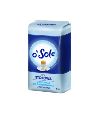 0004 Sól Stołowa jodowana 1kg CENOS