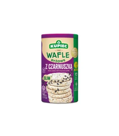 0004 Wafle ryżowe z czarnuszką 90g