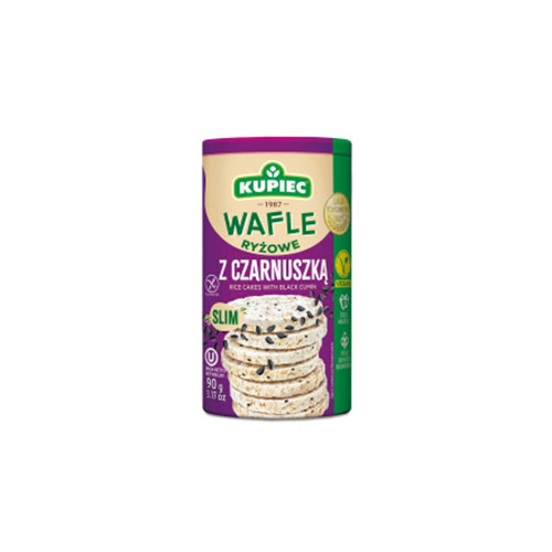 0004 Wafle ryżowe z czarnuszką 90g