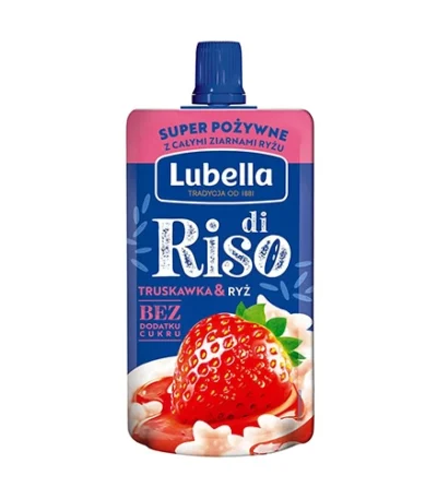 0005 LUBELLA Di Riso Truskawka Ryz Bez Dodatku Cukru 100g