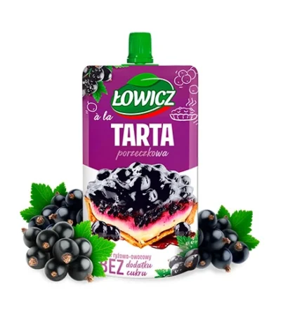 0007 Deser ryżowo owocowy tarta porzeczkowa 100g ŁOWICZ