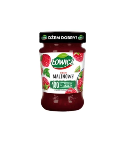 0008 Dżem Malina 280g ŁOWICZ