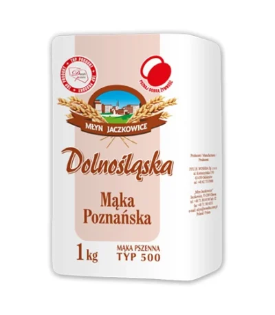 0008 Mąka poznańska 1kg JACZKOWICE