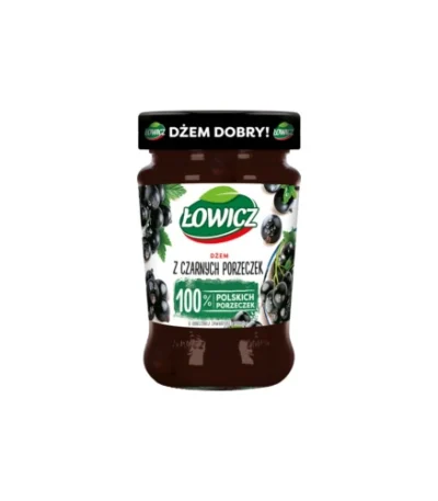0010 Dżem Czarna porzeczka 280g ŁOWICZ