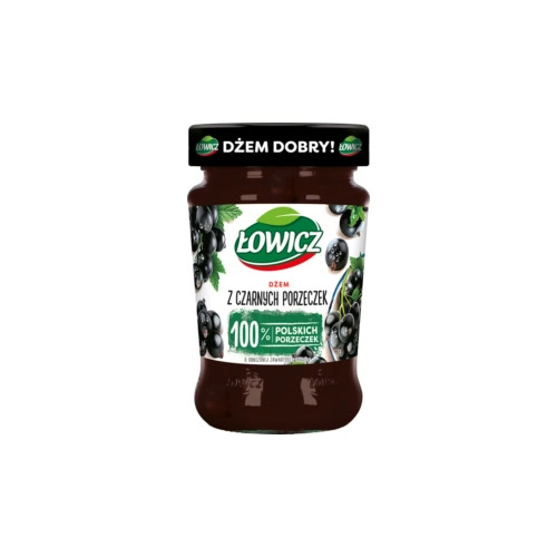 0010 Dżem Czarna porzeczka 280g ŁOWICZ