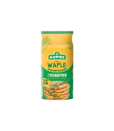 0012 Wafle kukurydziane z rozmarynem 105g KUPIEC
