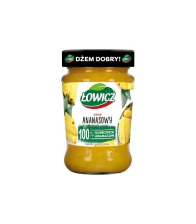 0013 Dżem Ananasowy 280g ŁOWICZ