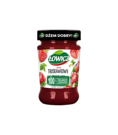0015 Dżem Truskawkowy 280g ŁOWICZ