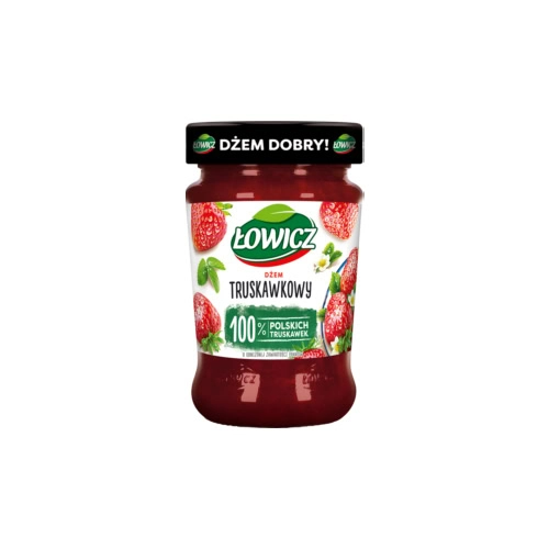 0015 Dżem Truskawkowy 280g ŁOWICZ