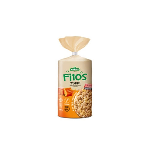 0016 Wafle Fitos ryżowo kukurydziane Toffi 140g KUPIEC 0016 Wafle Fitos ryżowo kukurydziane Toffi 140g KUPIEC