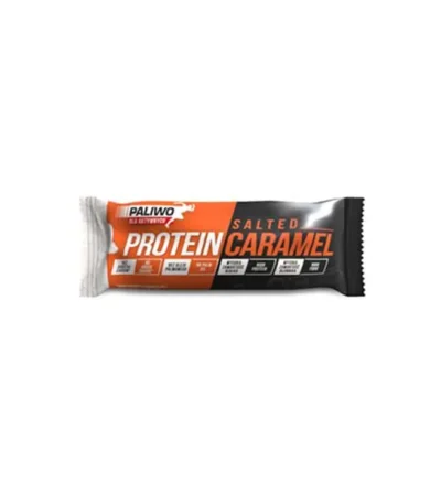 Baton Proteinowy slony karmel w mlecznej polewie bez dodatku cukru 50g PALIWO DLA AKTYWNYCH