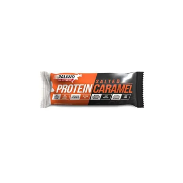 Baton Proteinowy slony karmel w mlecznej polewie bez dodatku cukru 50g PALIWO DLA AKTYWNYCH