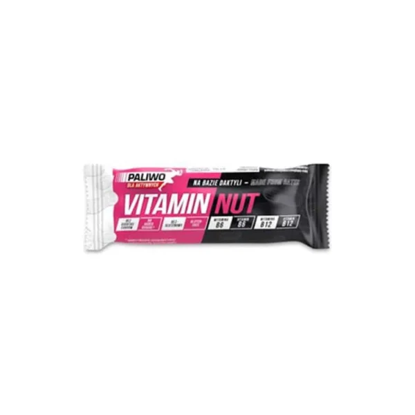 Baton Vitamiin nut z witaminami B6 i B12 bezglutenowy 50g PALIWO DLA KATYWNYCH