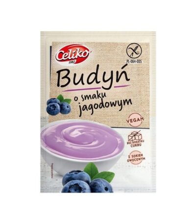 Budyń bezglutenowy o smaku jagodowym 40g CELIKO