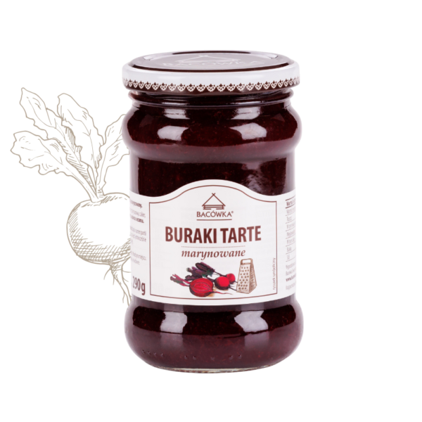 Buraki tarte marynowane 290g BACÓWKA