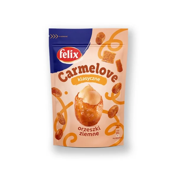 Carmelove orzeszki ziemne ze szczyptą soli 160g FELIX