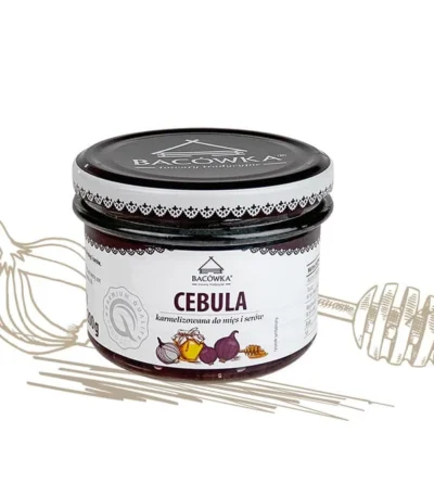 Cebula karmelizowana do mięs i serów 200g BACÓWKA