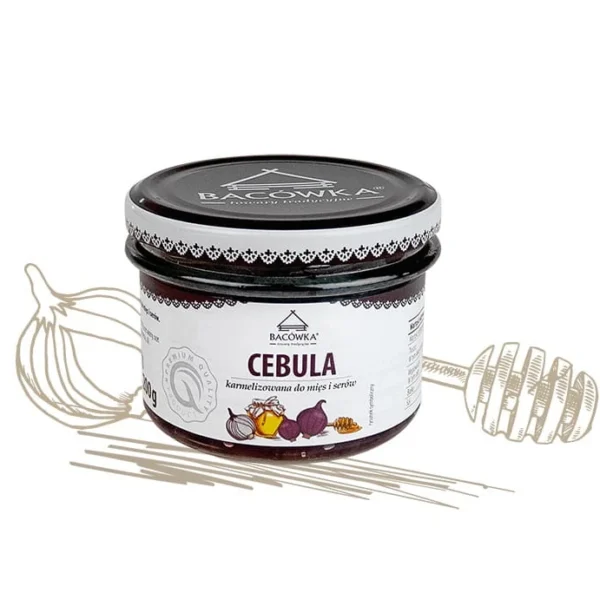 Cebula karmelizowana do mięs i serów 200g BACÓWKA